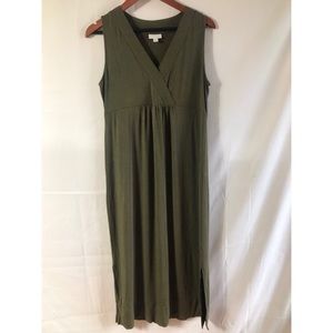 J-Jill olive maxi dress size: small